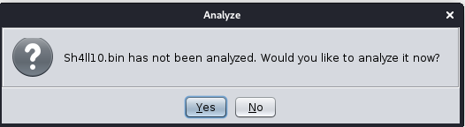 Analyze binary prompt