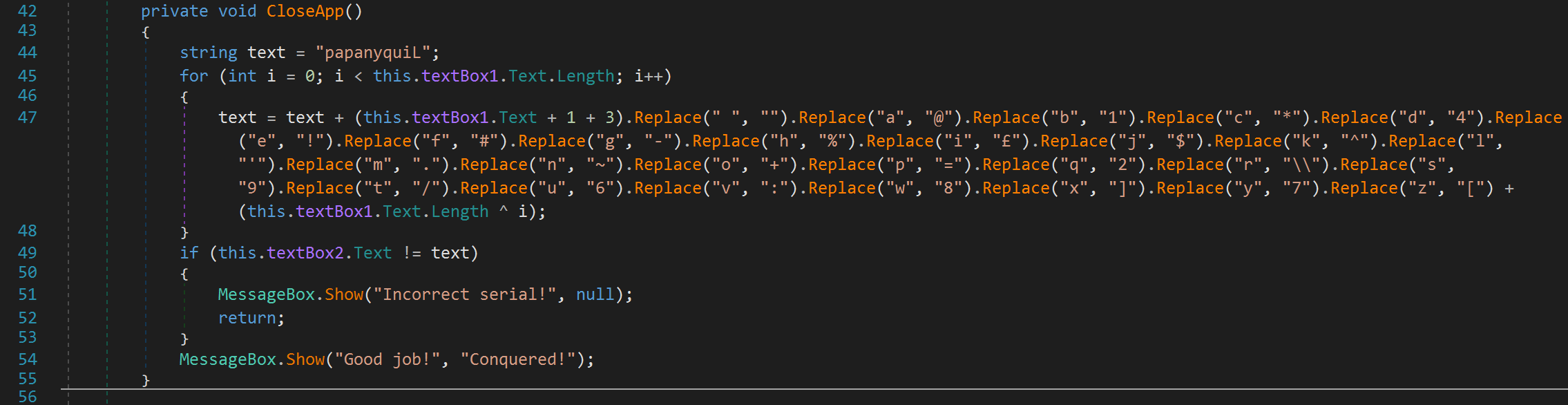 Reverse Engineering Challenge - KeyMe Walkthrough