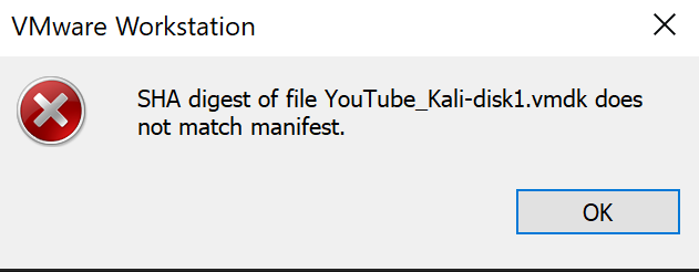 Import Error when Manifest File is not deleted